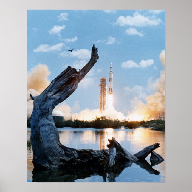 Apollo 16 Launch Poster (Front)