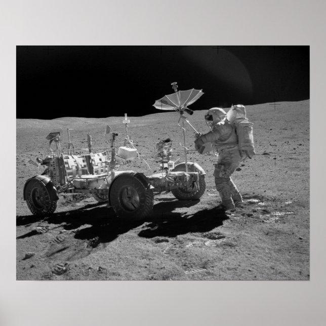 Apollo 16 Lunar Roving Vehicle Poster (Front)
