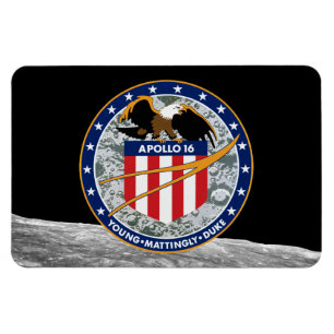 Apollo 16 NASA Mission Patch Logo Magnet