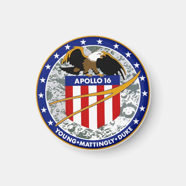 Apollo 16:  The Penultimate Flight Magnet (Front)