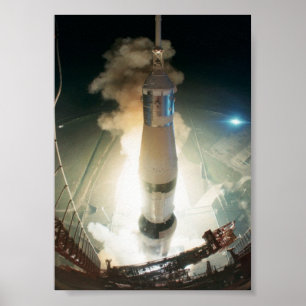 Apollo 17 Launch Poster