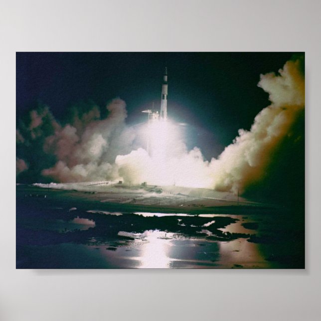 Apollo 17 Lift Off Poster (Front)
