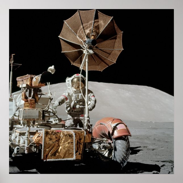 Apollo 17 Lunar Roving Vehicle Poster (Front)