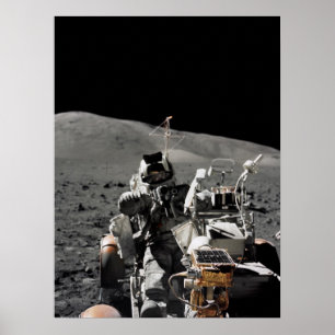 Apollo 17 Lunar Roving Vehicle Poster