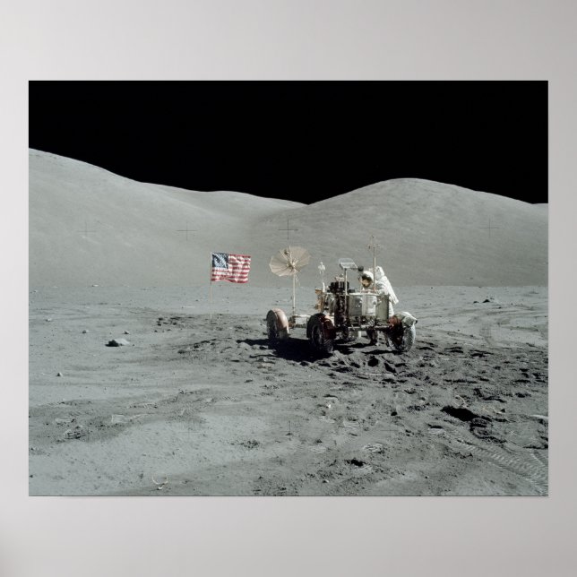 Apollo 17 Lunar Roving Vehicle Poster (Front)