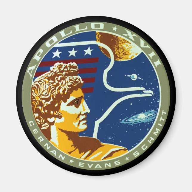 Apollo 17 magnet (Front)