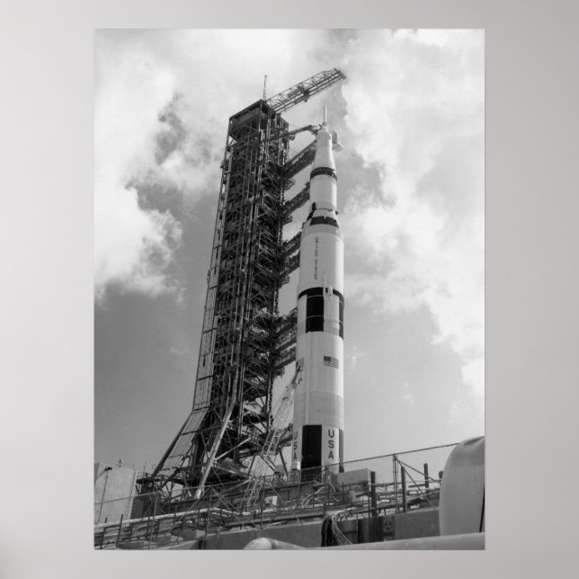 Apollo 17 on the Launch Pad Poster (Front)