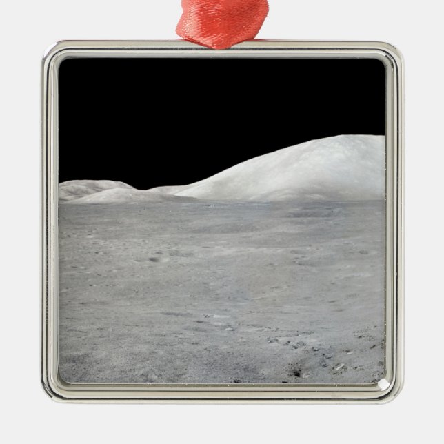 Apollo 17 Panorama Metal Tree Decoration (Front)