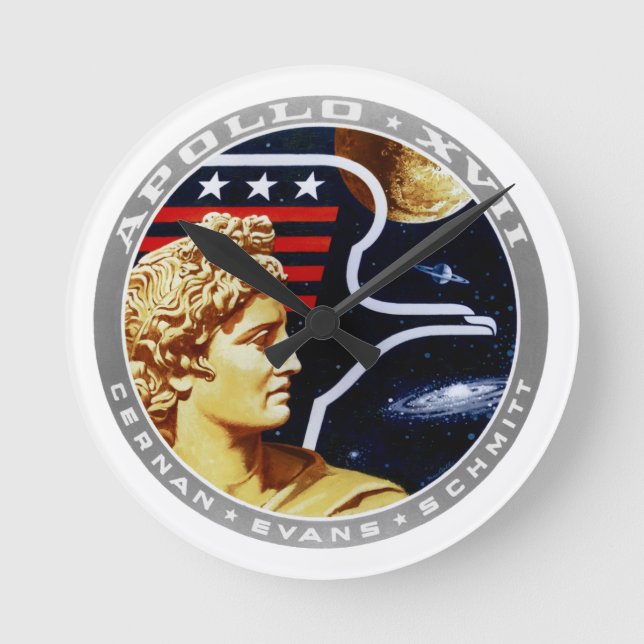 Apollo 17 round clock (Front)