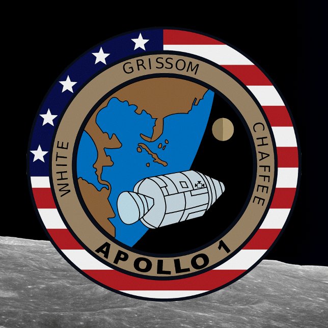 Apollo 1 Mission Patch Logo T-Shirt (Creator Uploaded)