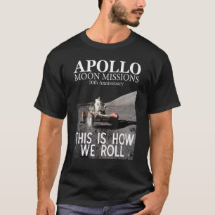 Apollo 50th Anniversary Moon Mission Lunar Rover T-Shirt