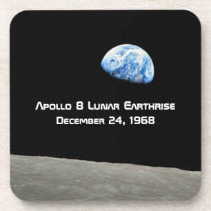 Apollo 8 Lunar Earthrise 50th Anniversary Coaster
