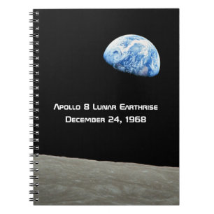 Apollo 8 Lunar Earthrise 50th Anniversary Notebook