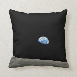 Apollo 8 NASA Moon Mission Earthrise Cushion