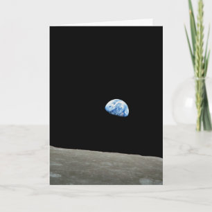 Apollo 8 NASA Moon Mission Earthrise Postcard