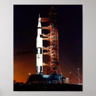Apollo 8 on the Launch Pad Poster