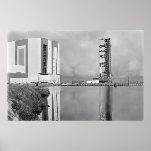 Apollo 8 Rollout from Vehicle Assembly Building Poster