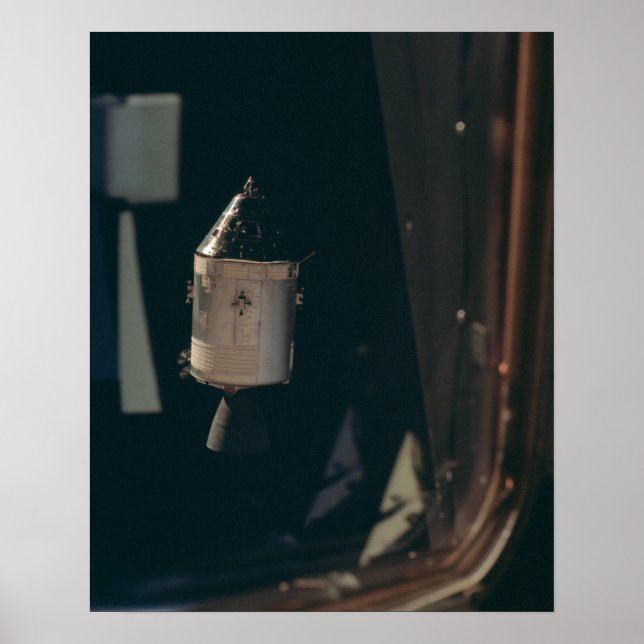 Apollo 9 Command & Service Module viewed from LM Poster (Front)