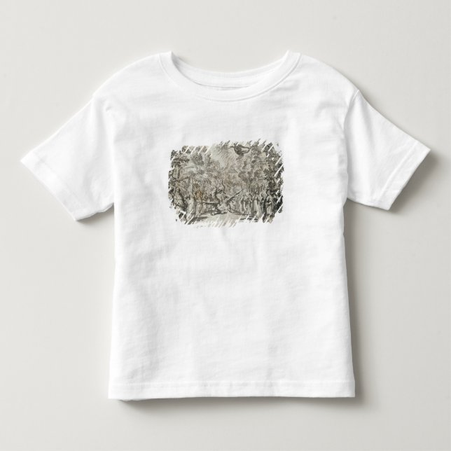 Apollo about to attack the python, from 'La Pelleg Toddler T-Shirt (Front)