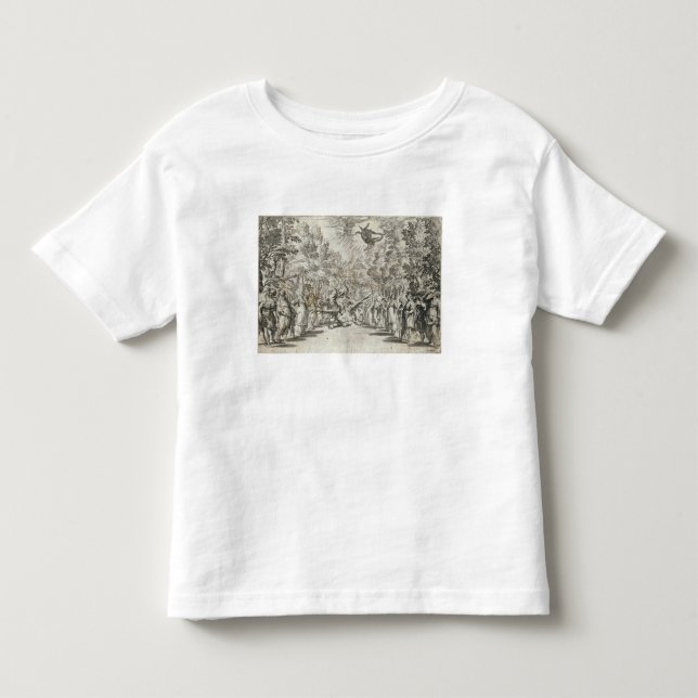 Apollo about to attack the python, from 'La Pelleg Toddler T-Shirt (Front)