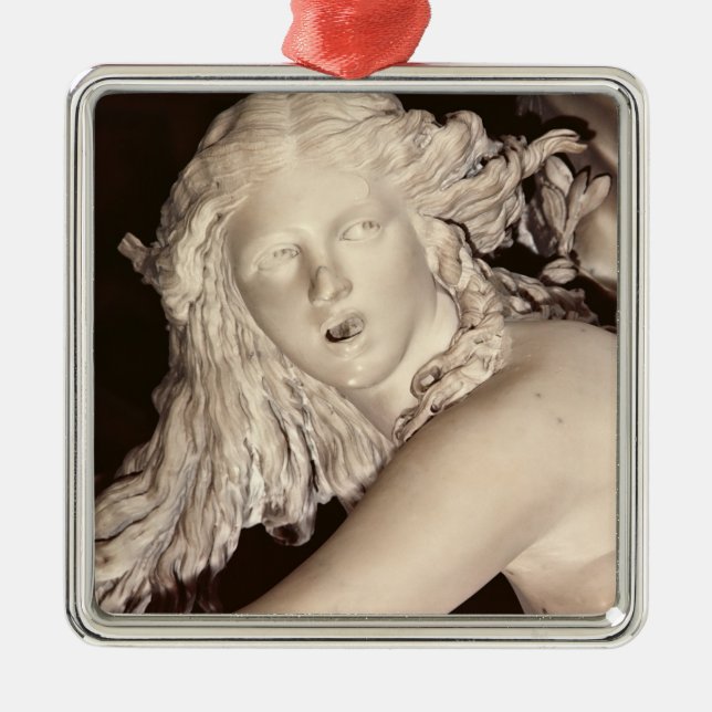 Apollo and Daphne, detail of Daphne's head Metal Ornament (Front)