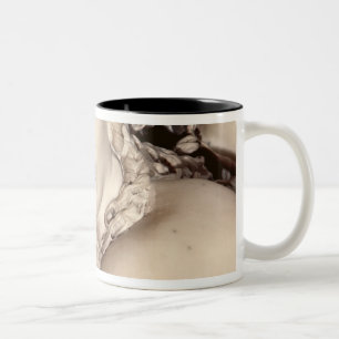 Apollo and Daphne, detail of Daphne's head Two-Tone Coffee Mug