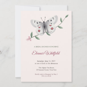 Apollo Butterfly Bridal Shower Invitation
