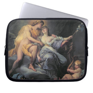 Apollo caressing the nymph Leucothea (oil on canva Laptop Sleeve