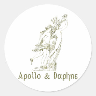 Apollo & Daphne Classic Round Sticker