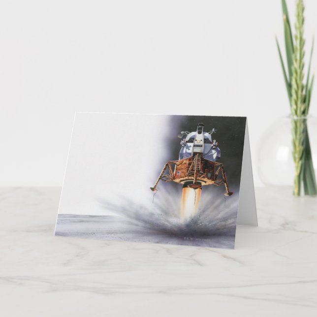 Apollo Eagle Lunar Module Card (Front)