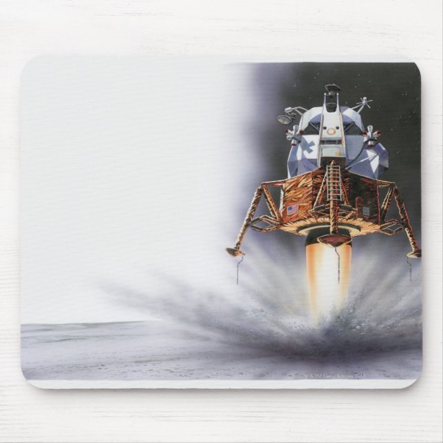 Apollo Eagle Lunar Module Mouse Pad (Front)