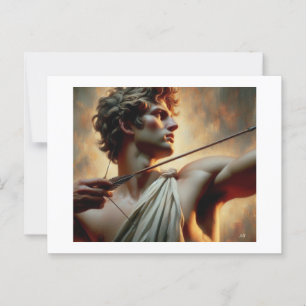 Apollo Greco Roman God,  Postcard