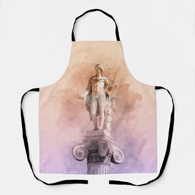 Apollo Greek God – Mythology-Inspired Kitchen Gift Apron (Front)