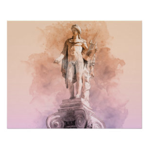 Apollo Greek God Statue Wall Art – Classical  Art
