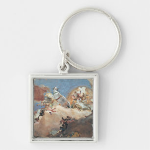 Apollo in his Sun Chariot driving Beatrice I Key Ring