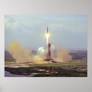 Apollo Launch (Apollo-Soyuz Test Project) Poster