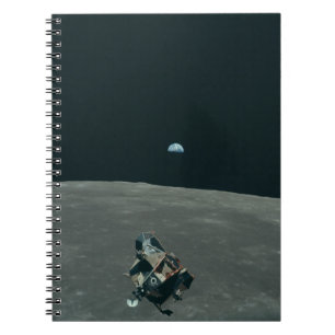 Apollo Lunar Lander and Earthrise Over Moon     Notebook