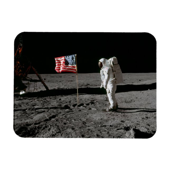 Apollo Moon Landing 1969 Magnet (Horizontal)