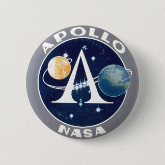 Apollo Program 6 Cm Round Badge