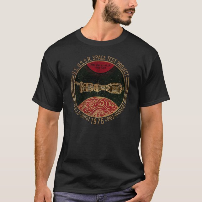 Apollo - Soyuz Space Test Project 1975 T-Shirt (Front)