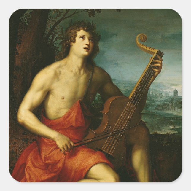 Apollo Square Sticker (Front)