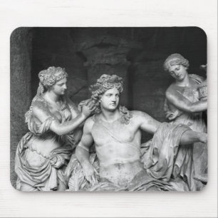Apollo tended by nymphs in the grove of the mouse pad
