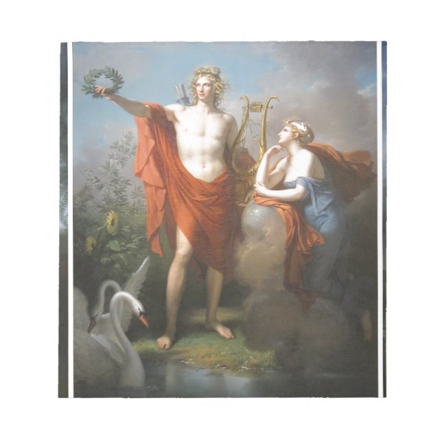 apollo & the muses notepad (Front)