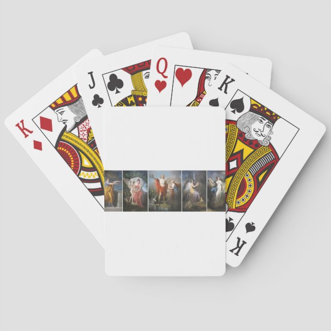 apollo & the muses playing cards (Back)