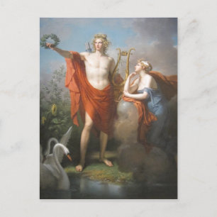 apollo & the muses postcard