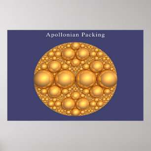 Apollonian Packing of an Apollonian Packing Poster