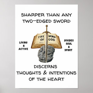 Apologetics Sword of the Lord Scripture Poster
