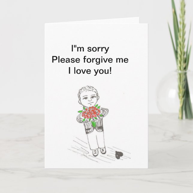 Apology Card (Front)