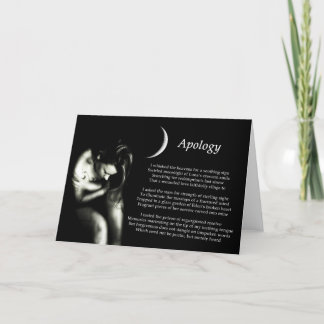 Apology Card