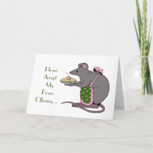 Apology: Sorry: Peace Offering: Mrs. Rat: Art Card